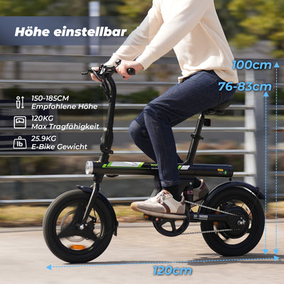 U1 Faltbares E-Bike für Damen und Herren