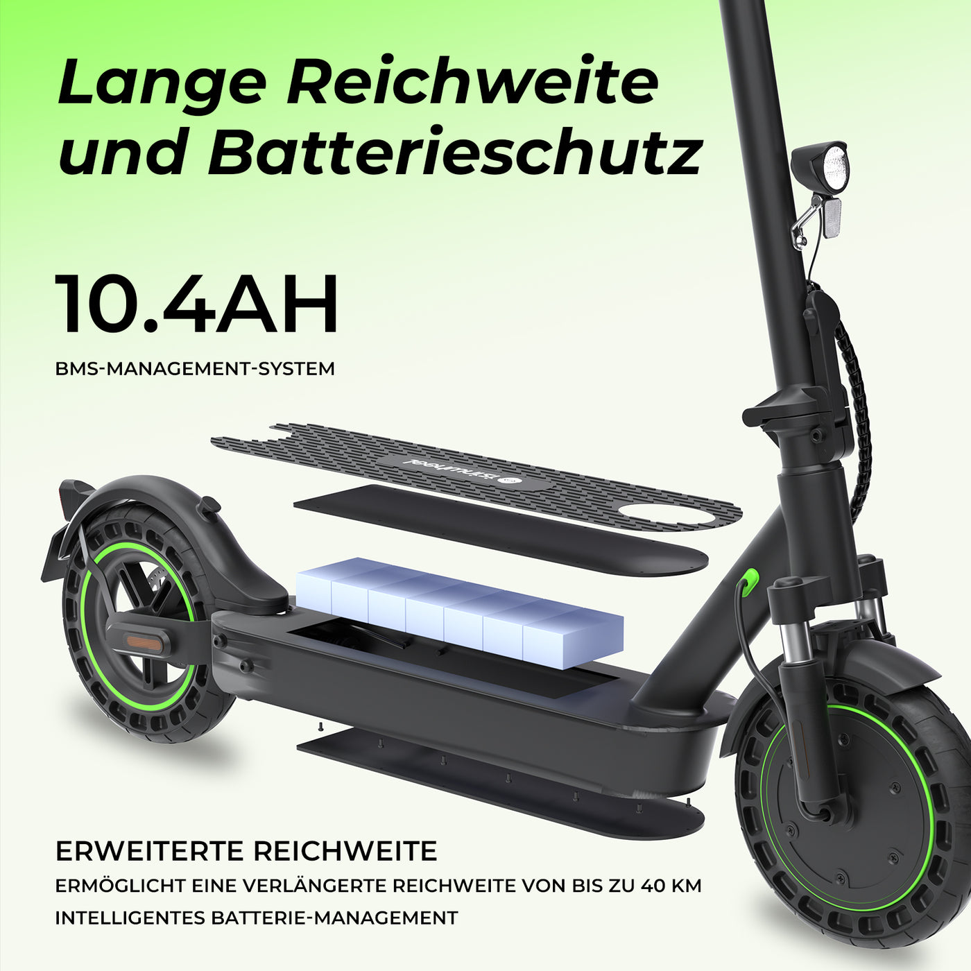 isinwheel S9MAX E-Scooter Mit Straßenzulassung