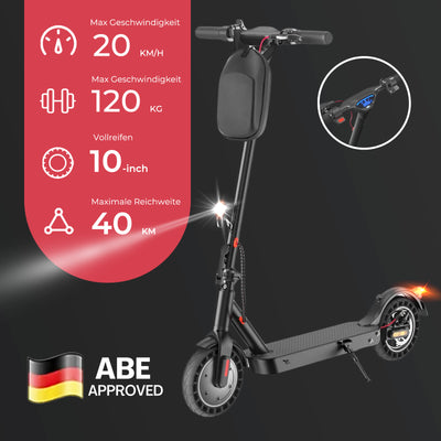 E-Scooter Mit Straßenzulassung Doppelfederung (ABE,eKFV)