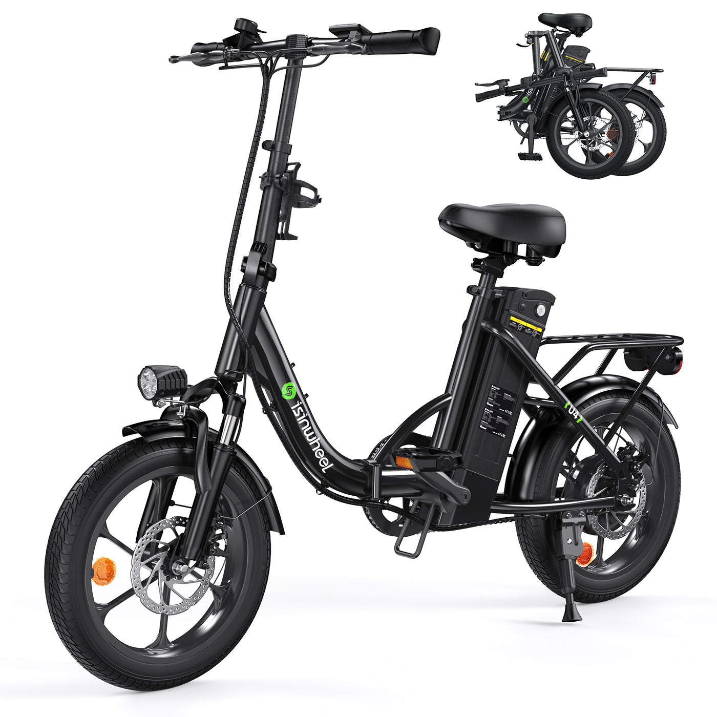 U4 Klappbares E-Bike mit tiefem Einstieg 88 km Reichweite